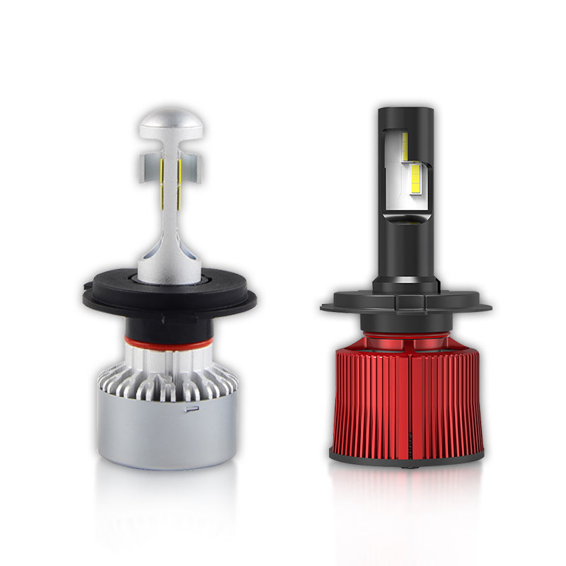 BEVINSEE 9004/HB1 LED Headlight Conversion Kit - 6000LM Bright White, 6000K, 50W, 12V, Plug-and-Play, 3-Year Warranty