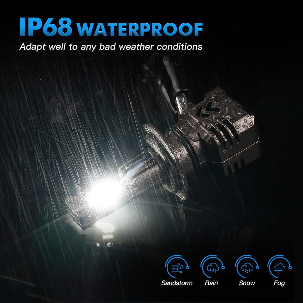S350 H7 LED Headlight Bulb High Beam Lamp 6000LM For Suzuki Kizashi 10-13