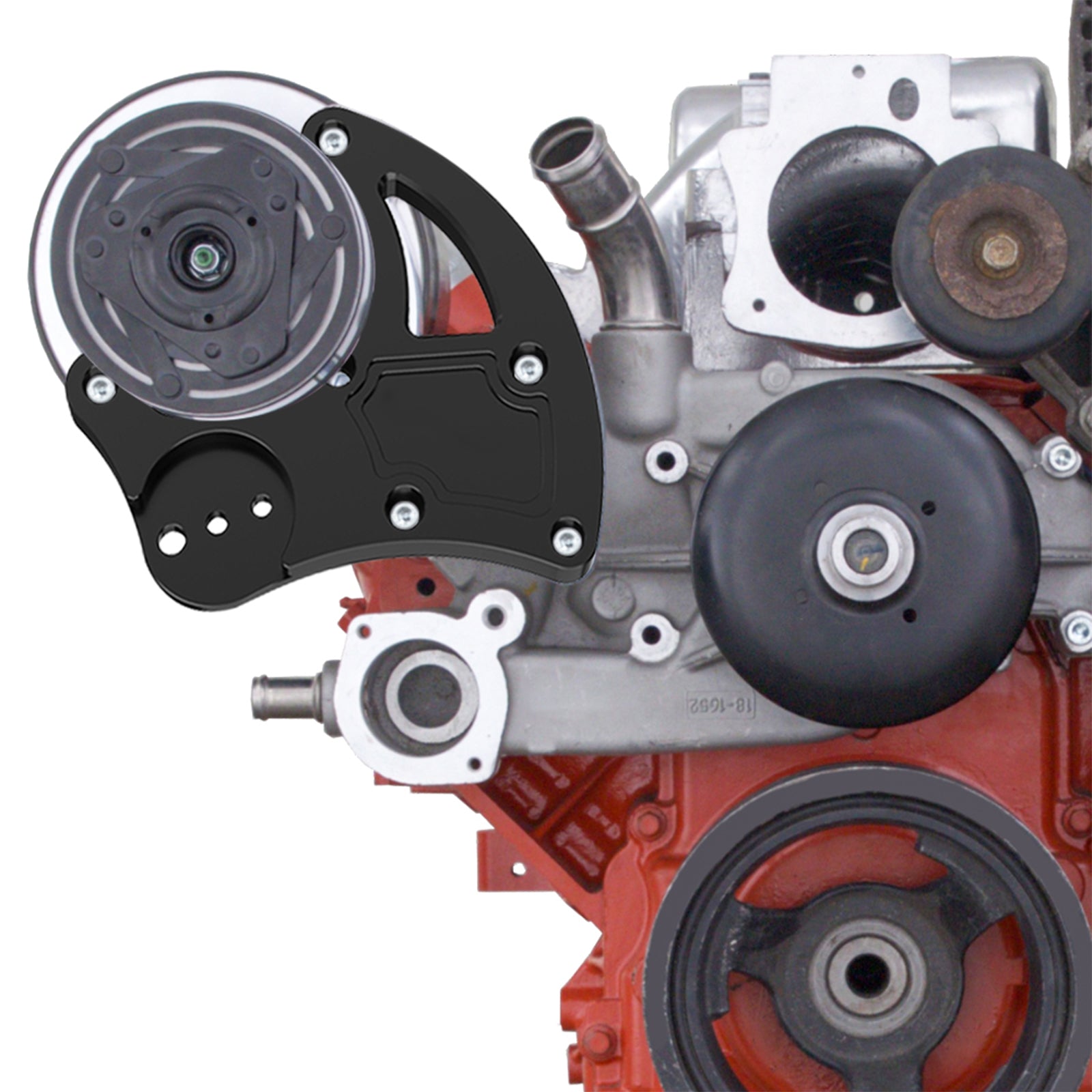 BEVINSEE LS R4 AC Compressor Bracket For GM Factory 1988-1995, Truck or SUV Vortec Engines 1999-2013