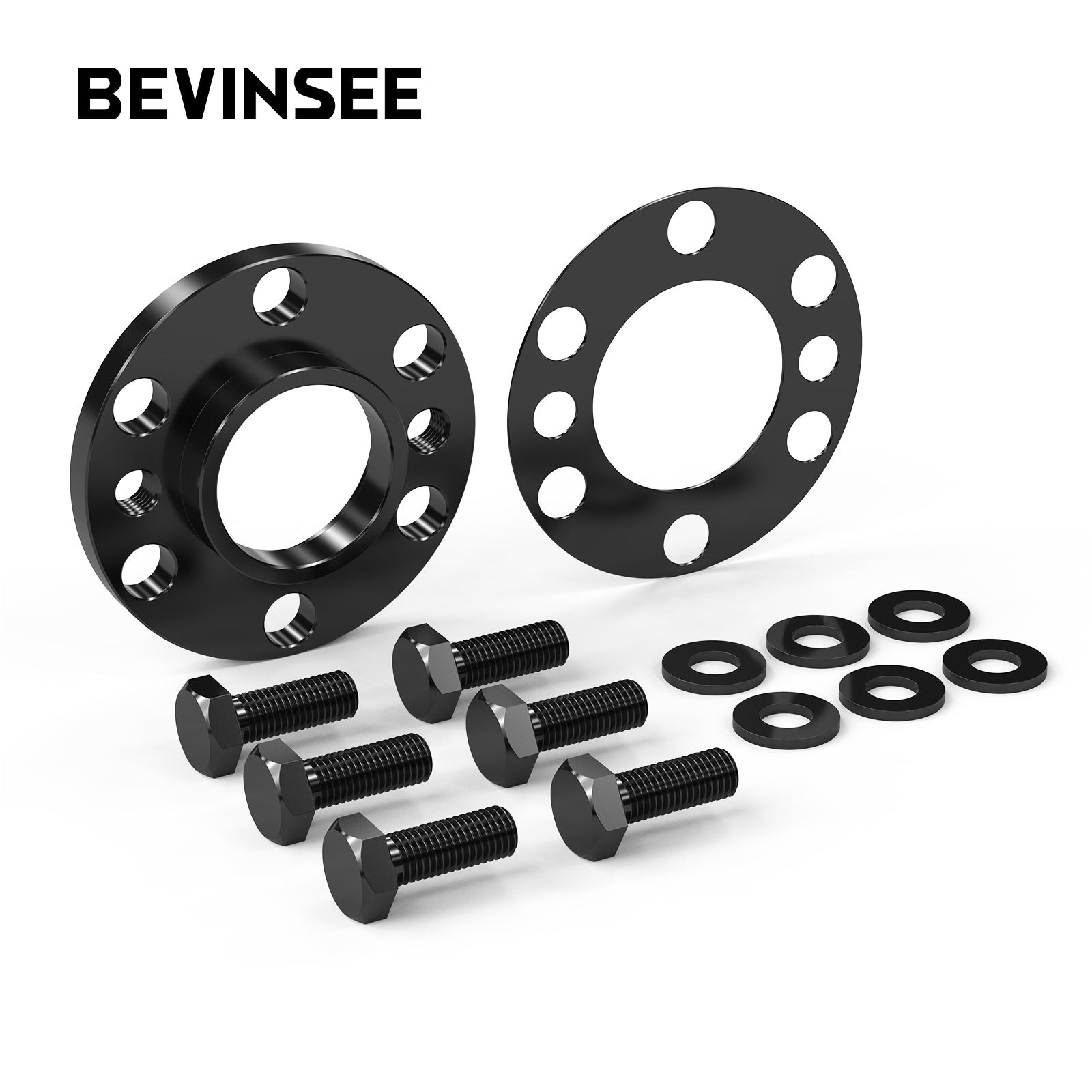 BEVINSEE for LS Short Crank Flexplate Spacer with Bolts For GM LS 5.3L 5.7L 6.0L 6.2L to SBC Trans