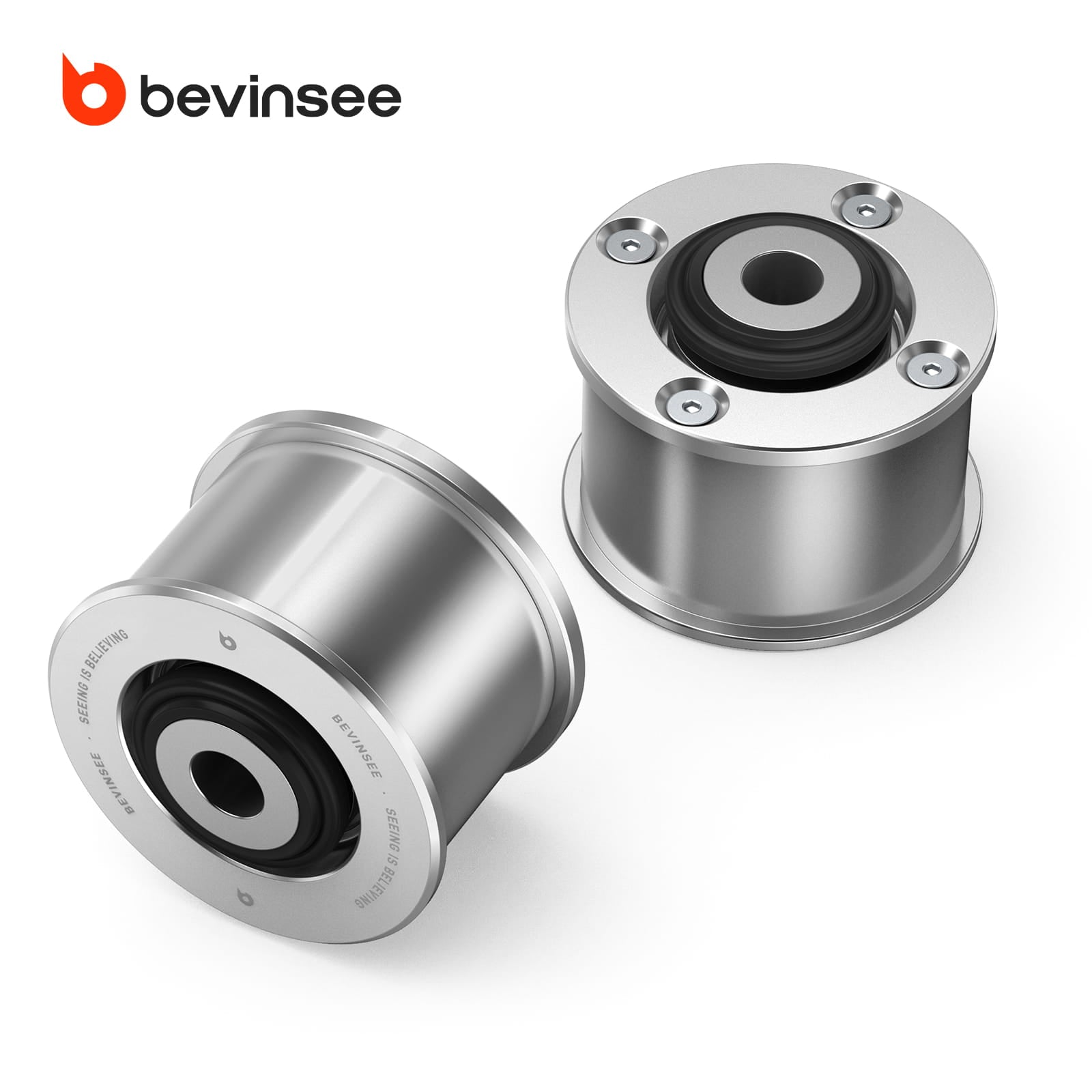 BEVINSEE Monoball Rear Trailing Arm Bushings RTAB For BMW E36 E46