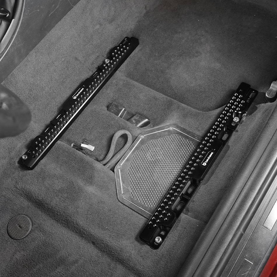 Aluminum Adjustable Seat Floor Mount Adapters For BMW E90 E92 E91 E82