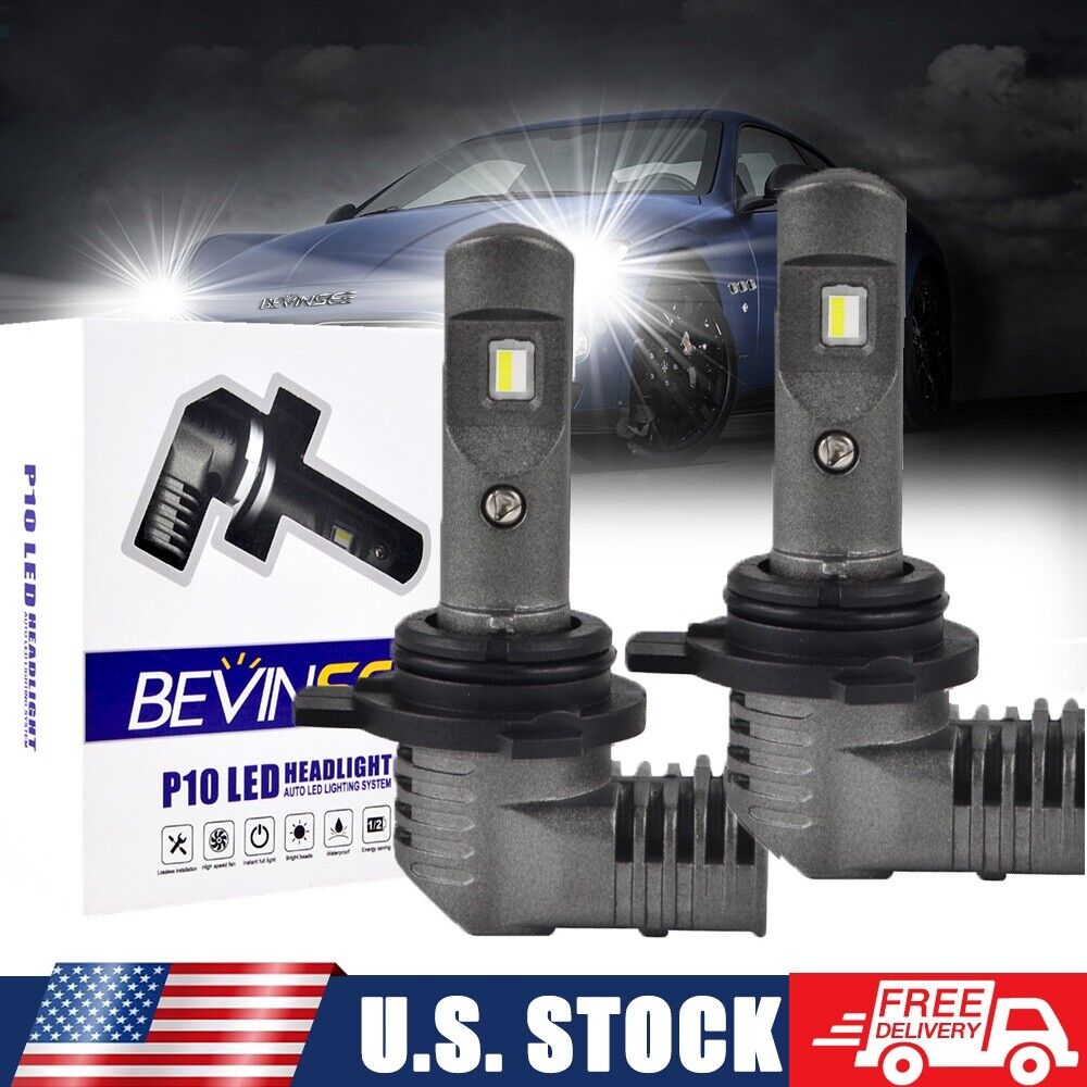 BEVINSEE 9012 LED Headlights Bulbs High/Low Beam For Ram 2500 3500 4500 5500 2013-2015