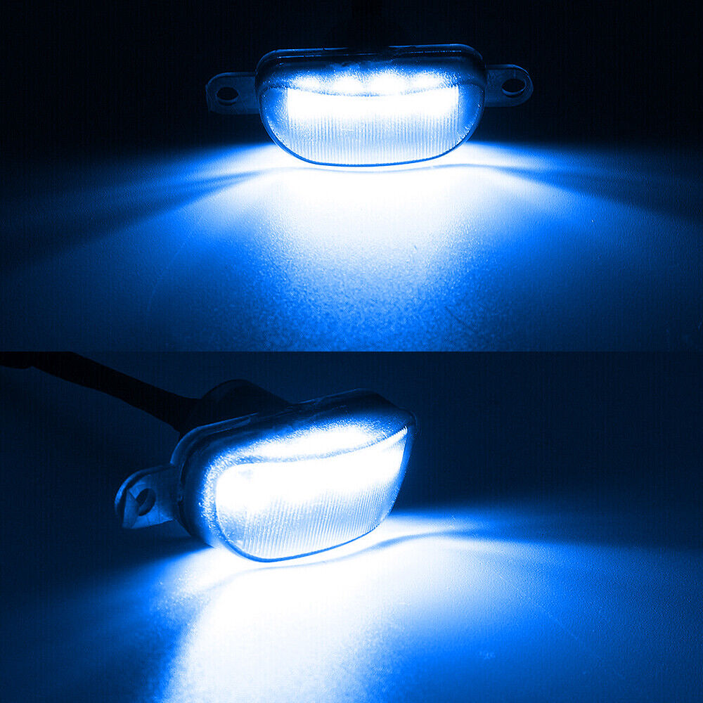 3 x Smoke LED Blue Lamp DRL Grille Light For Ford F150 Raptor 2010 2011 2012-2018