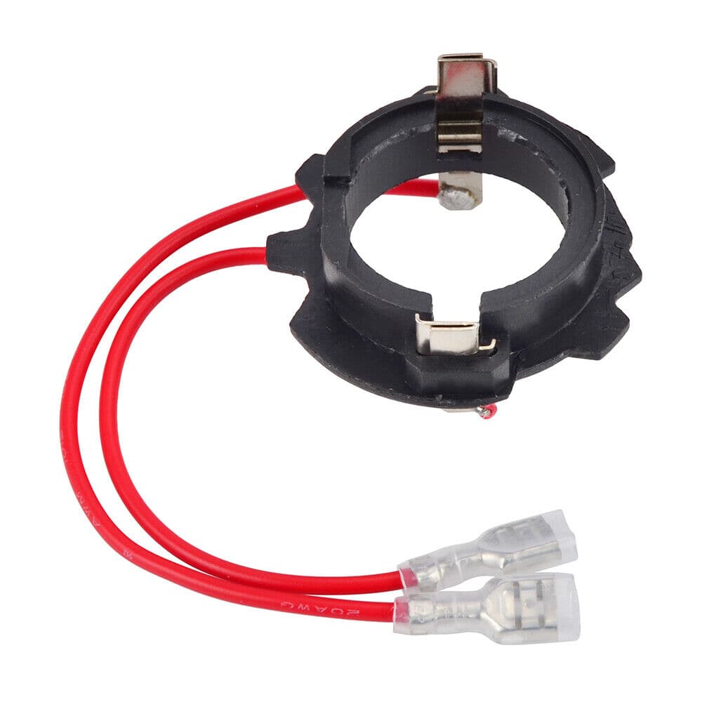 2x H7 LED Headlight Bulb Adapter Holders Socket Retainer For Jetta MK5 2005-2010 VW Golf GTI MK5