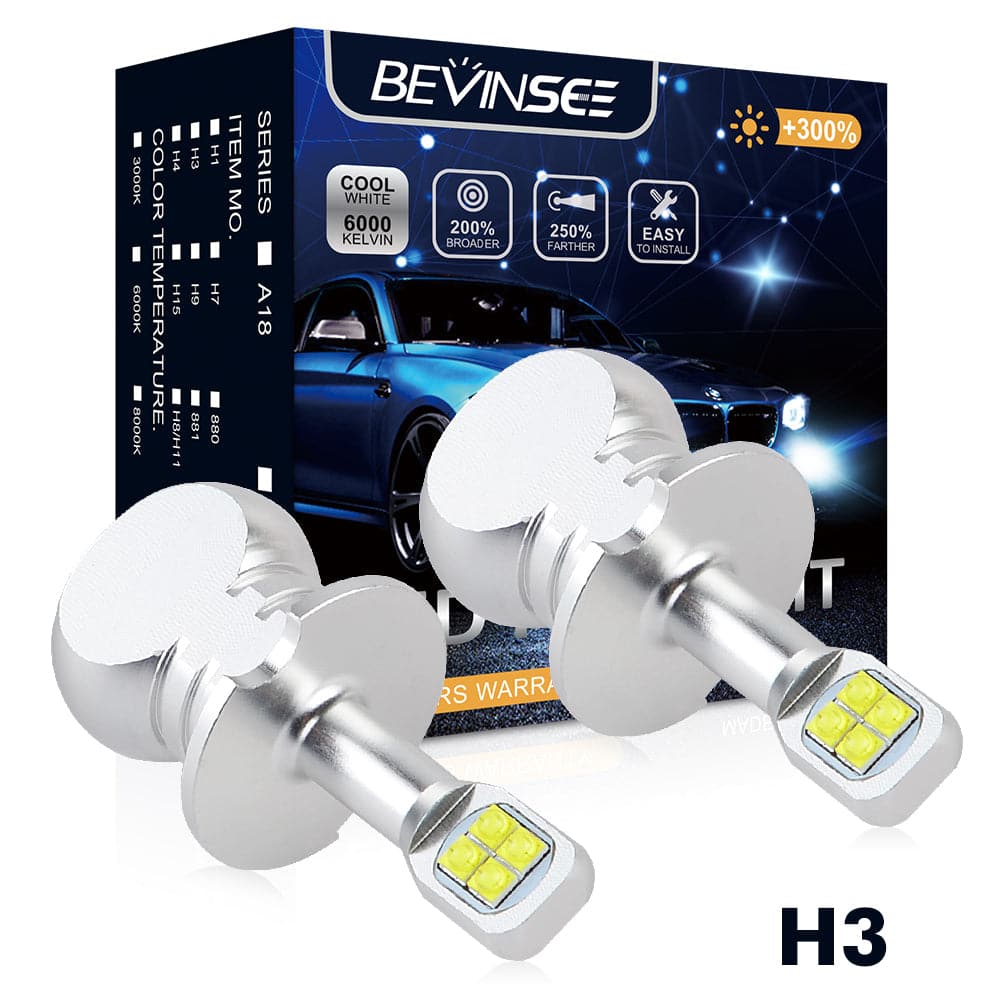 For 2002-2008 Hyundai Sonata LED Headlight Bulbs H1 H7 High/Low