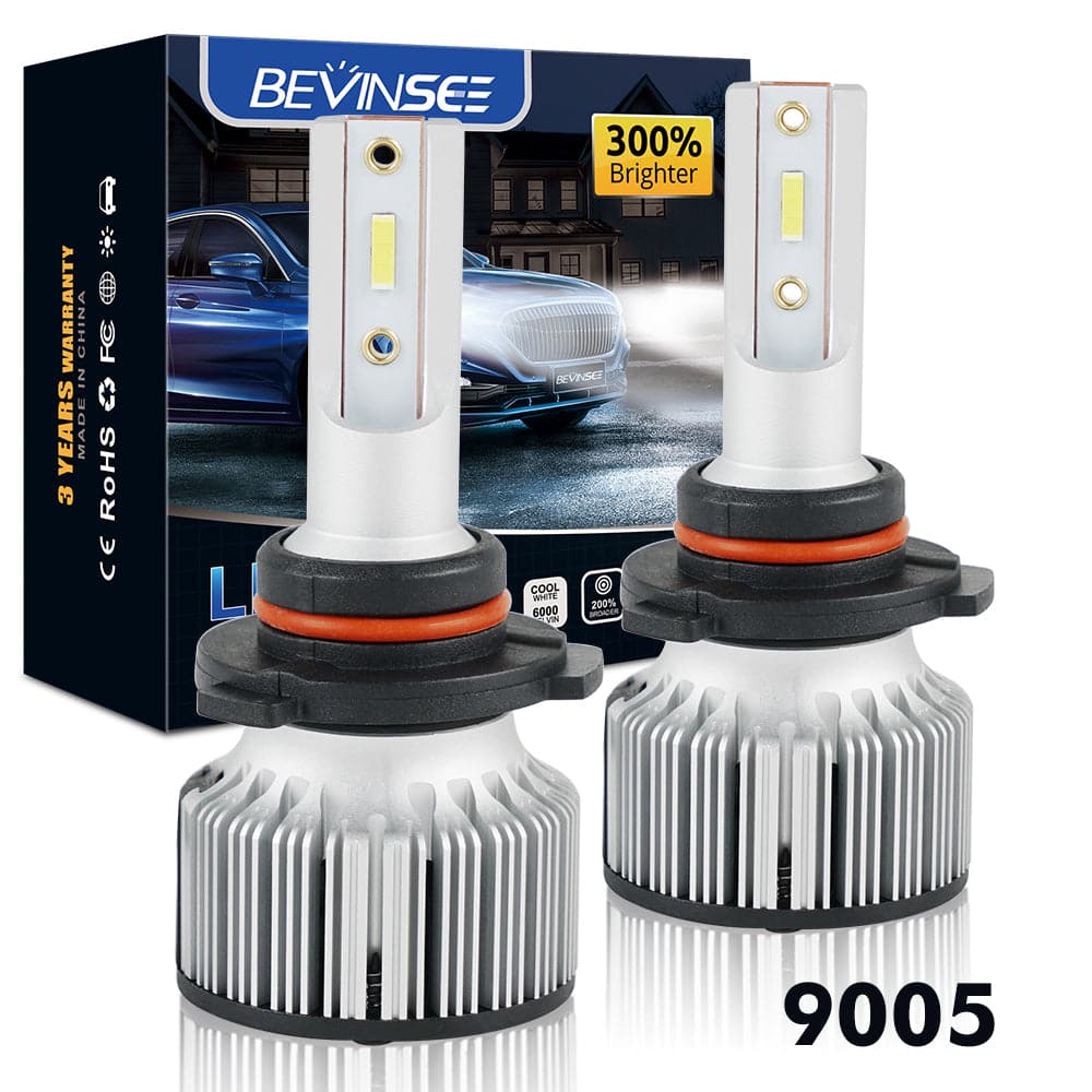 BEVINSEE F31C 9005 HB3 LED Headlight Bulbs 10000LM 60W