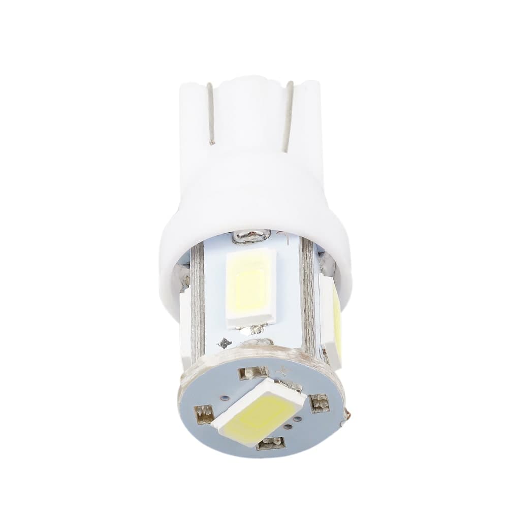BEVINSEE 10pcs T10 White LED Instrument Panel Light Dash Cluster Gauge Lamp Bulbs 192 168