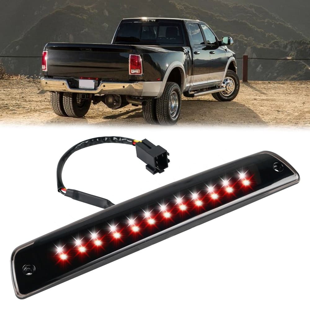 BEVINSEE For Dodge Ram 1500 2500 3500 1994-2001 LED Third 3rd Brake Tail Stop Light Lamps
