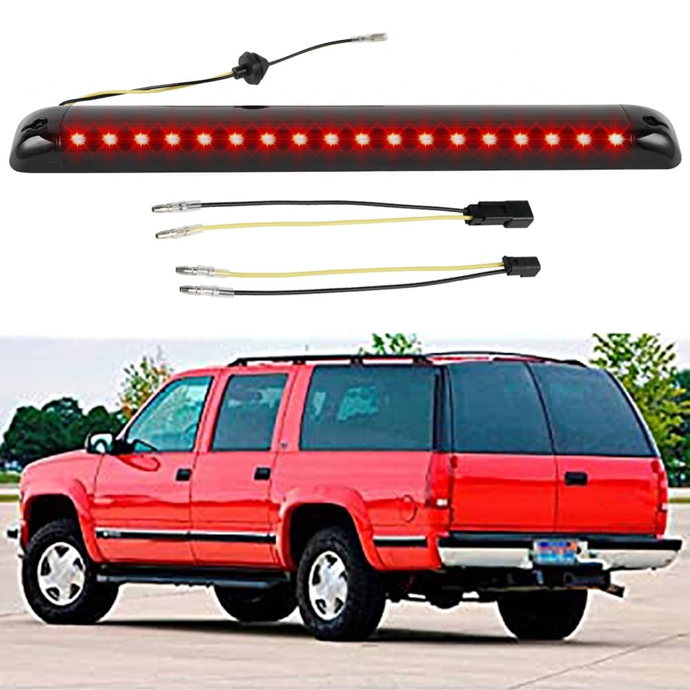 BEVINSEE LED 3RD Third Brake Light Tail Stop Lamps For GMC Yukon 92-99 XL 1500 2500 00-04