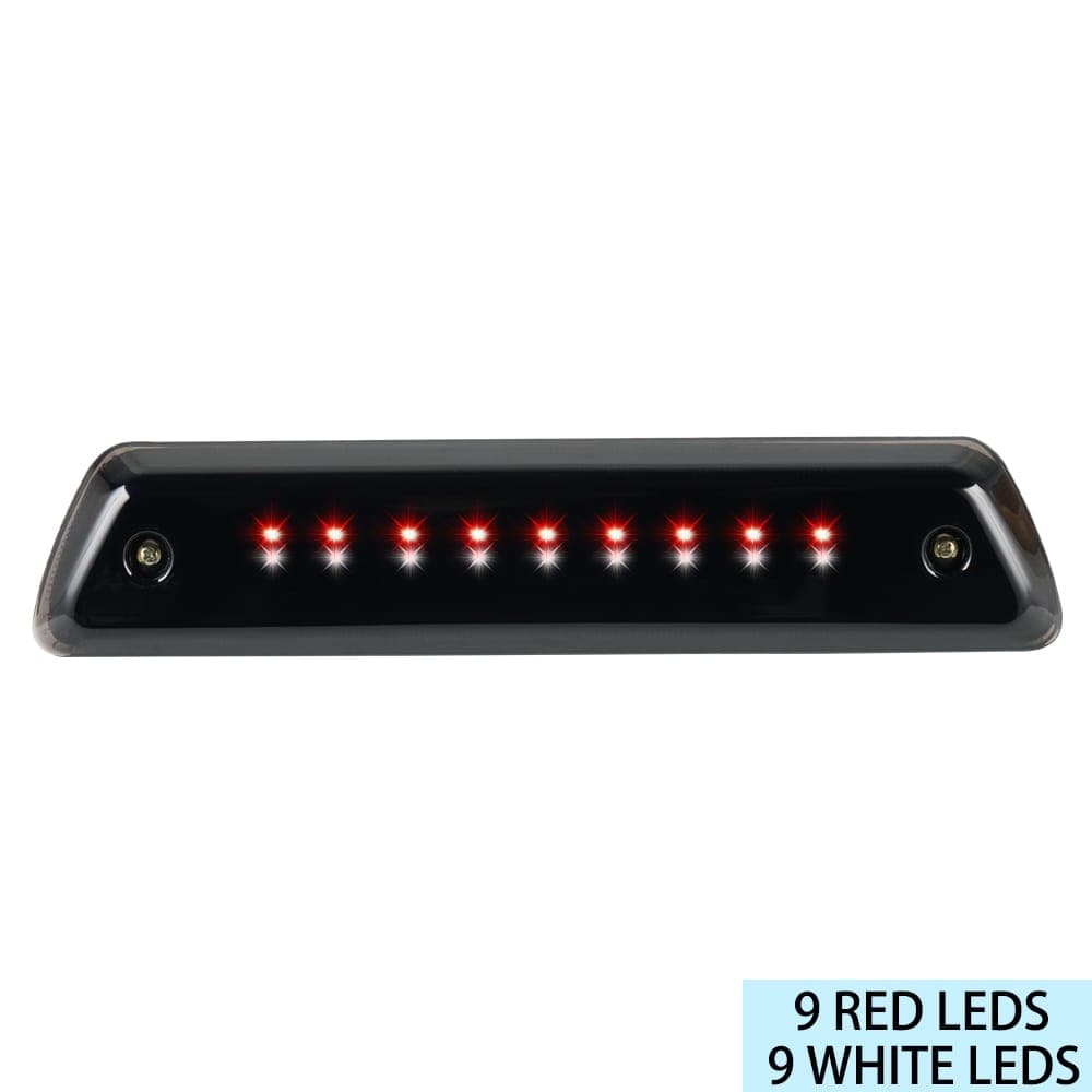 BEVINSEE Red+White LED 3rd Brake Light for Ford F150 2009-2014 Rear Tail Reverse Lamp