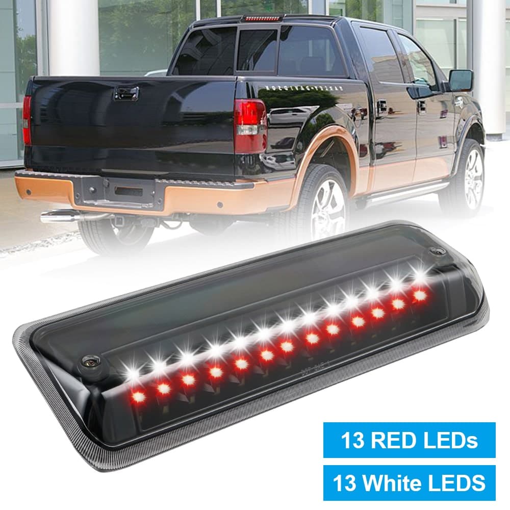 BEVINSEE For Ford Lobo 2004-2008 LED 3rd Third Brake Tail Light Rear Roof Cargo Stop Lamp
