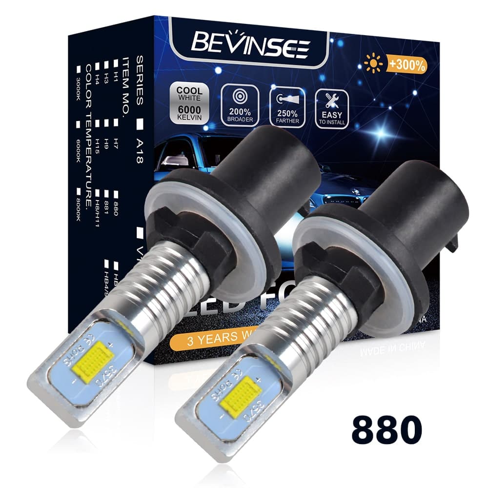 880 LED Fog Light Bulbs For Chevy Suburban 1500 2500 Tahoe 2000-2006