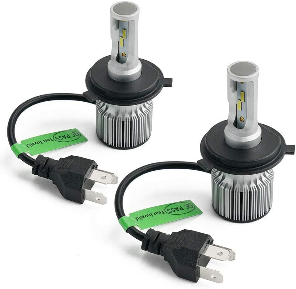 F31C H4 9003 MINI LED Headlight Bulbs White Hi/Low Beam 10000LM