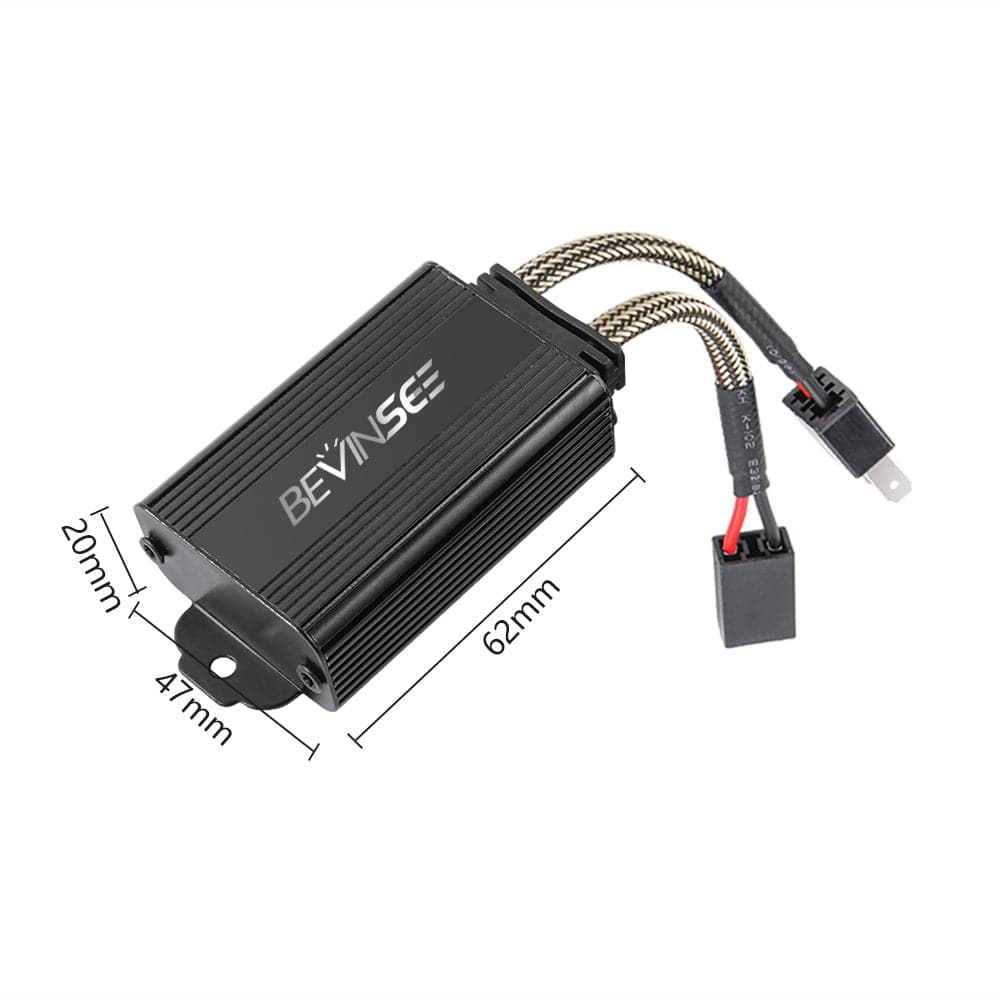 Bevinsee H7 LED Canbus Decoder H11 H8 LED Resistor Canbus