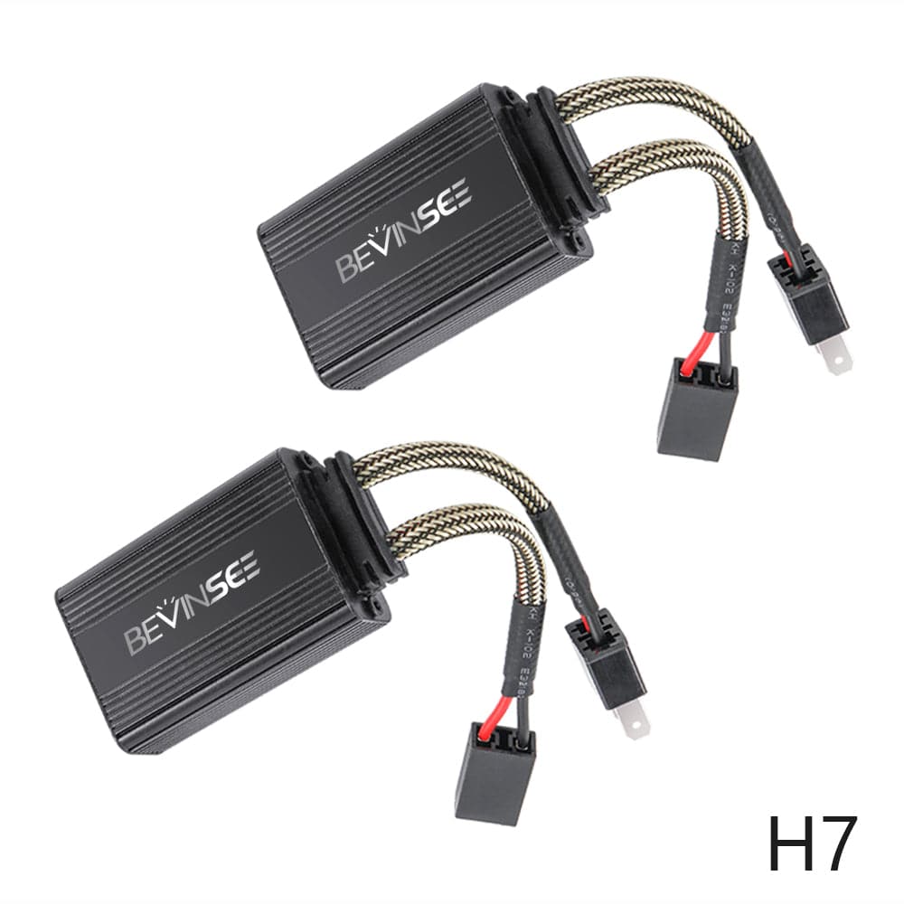 Bevinsee H7 LED Canbus Decoder H11 H8 LED Resistor Canbus