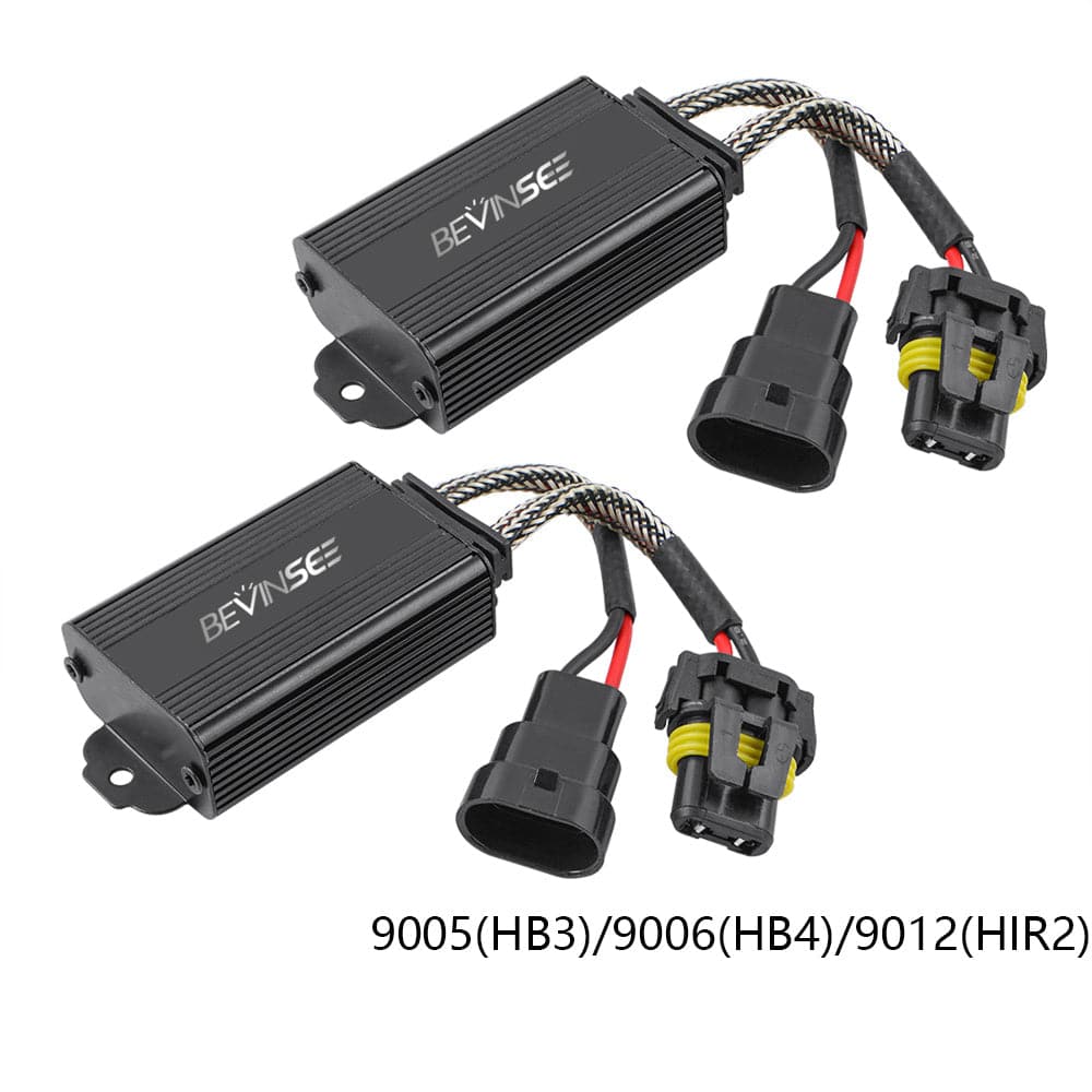 Bevinsee H7 LED Canbus Decoder H11 H8 LED Resistor Canbus