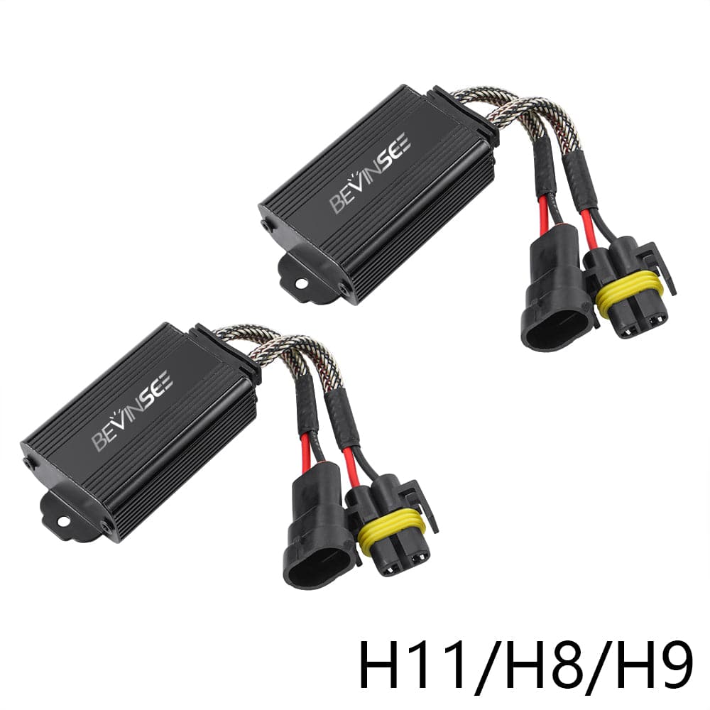 Bevinsee H7 LED Canbus Decoder H11 H8 LED Resistor Canbus