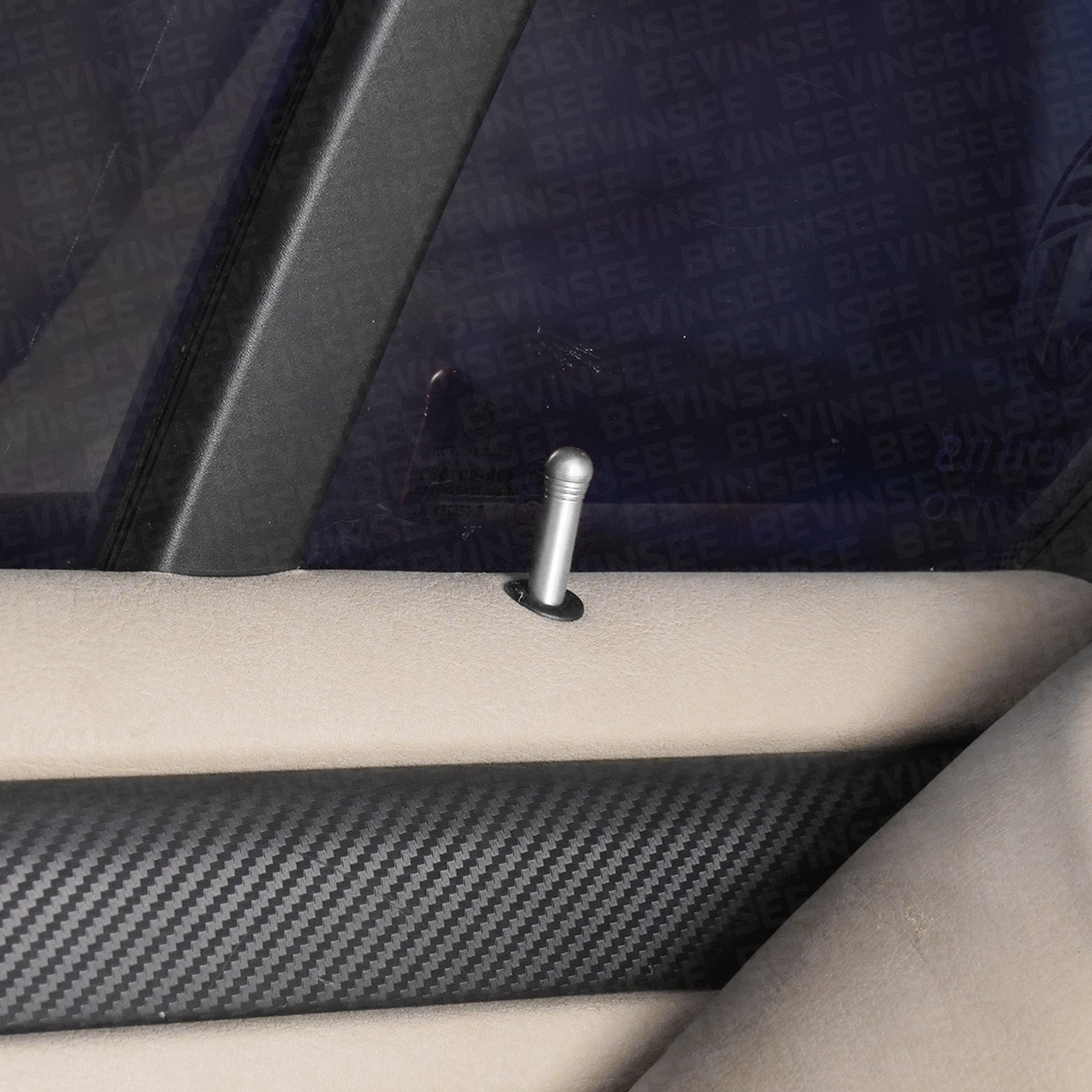 Ball Style Billet Aluminum Car Door Lock Knobs Buttons For BMW E46 E90 Z4 E87 E88 E84
