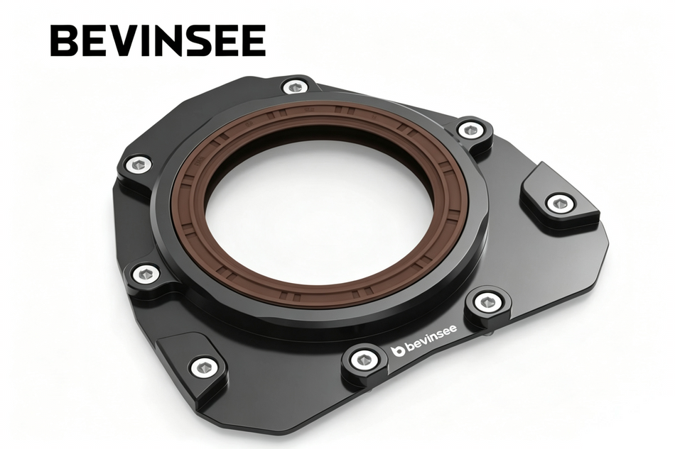 BEVINSEE Rear Main Seal Crankshaft Seal For VW MK5 MK6 MK7 For GTI Jetta
