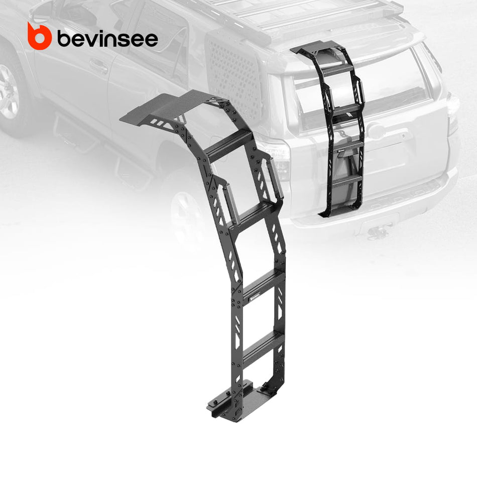 BEVINSEE Rear Hatch Ladder For Toyota 4Runner 2014-2024