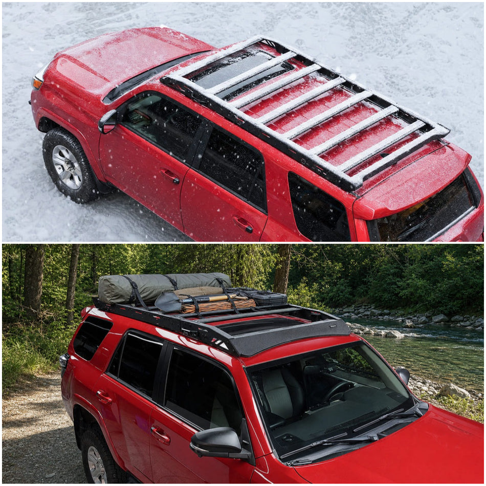 BEVINSEE Roof Rack Non-Drill For 4Runner 2010-2024