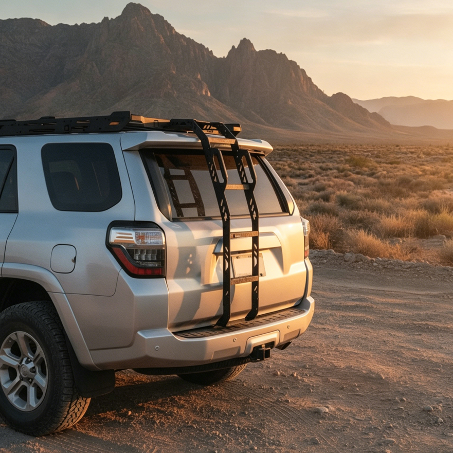BEVINSEE Rear Hatch Ladder For Toyota 4Runner 2010-2024
