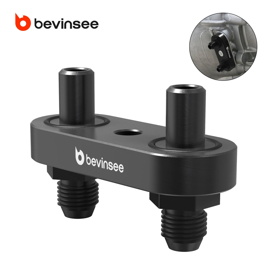 6AN Cooler Line Adapter Manifold Fittings Fits For Chevy – Bevinsee