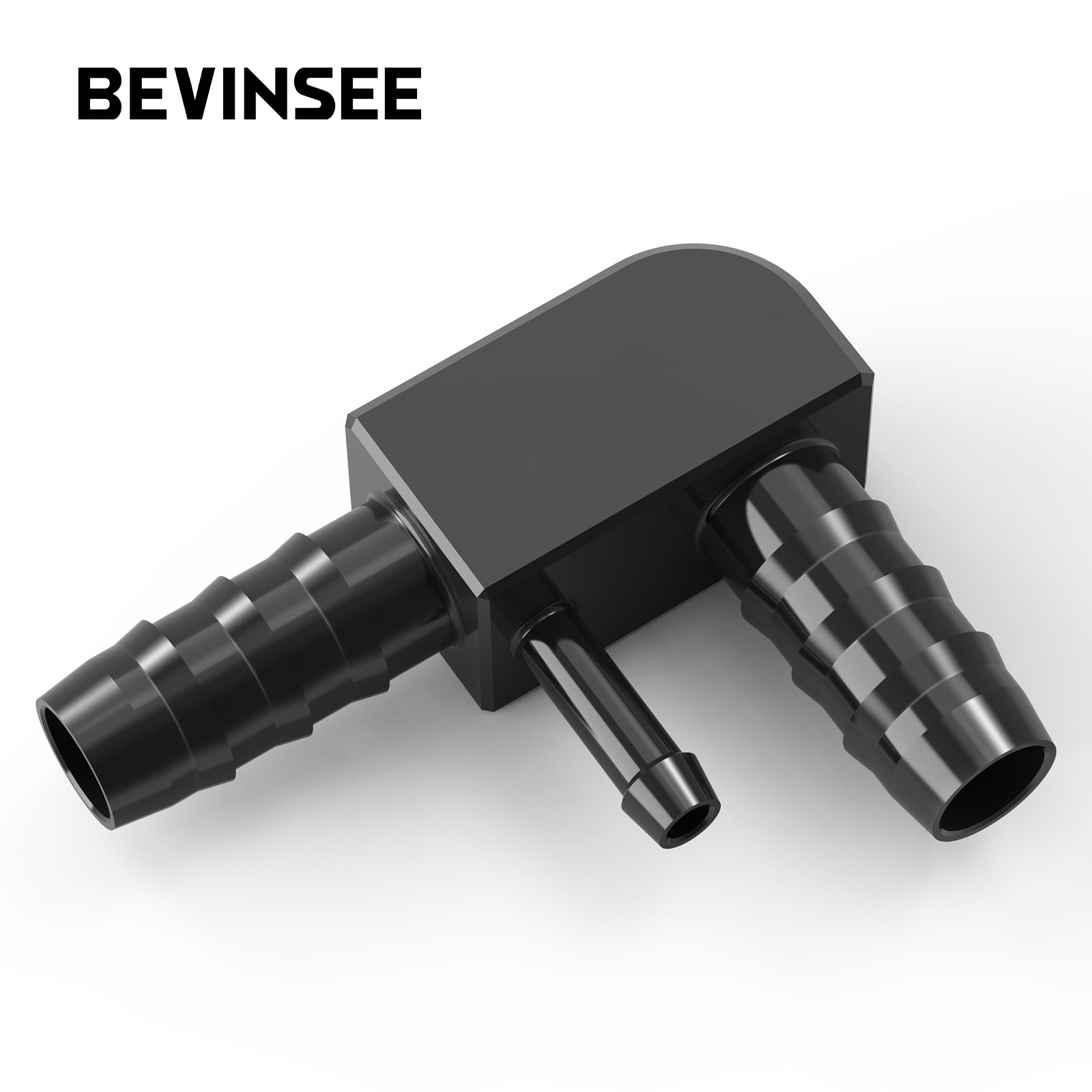 BEVINSEE Aluminum Vacuum Hose F-Connector For BMW E39 E46 Z3 Engine