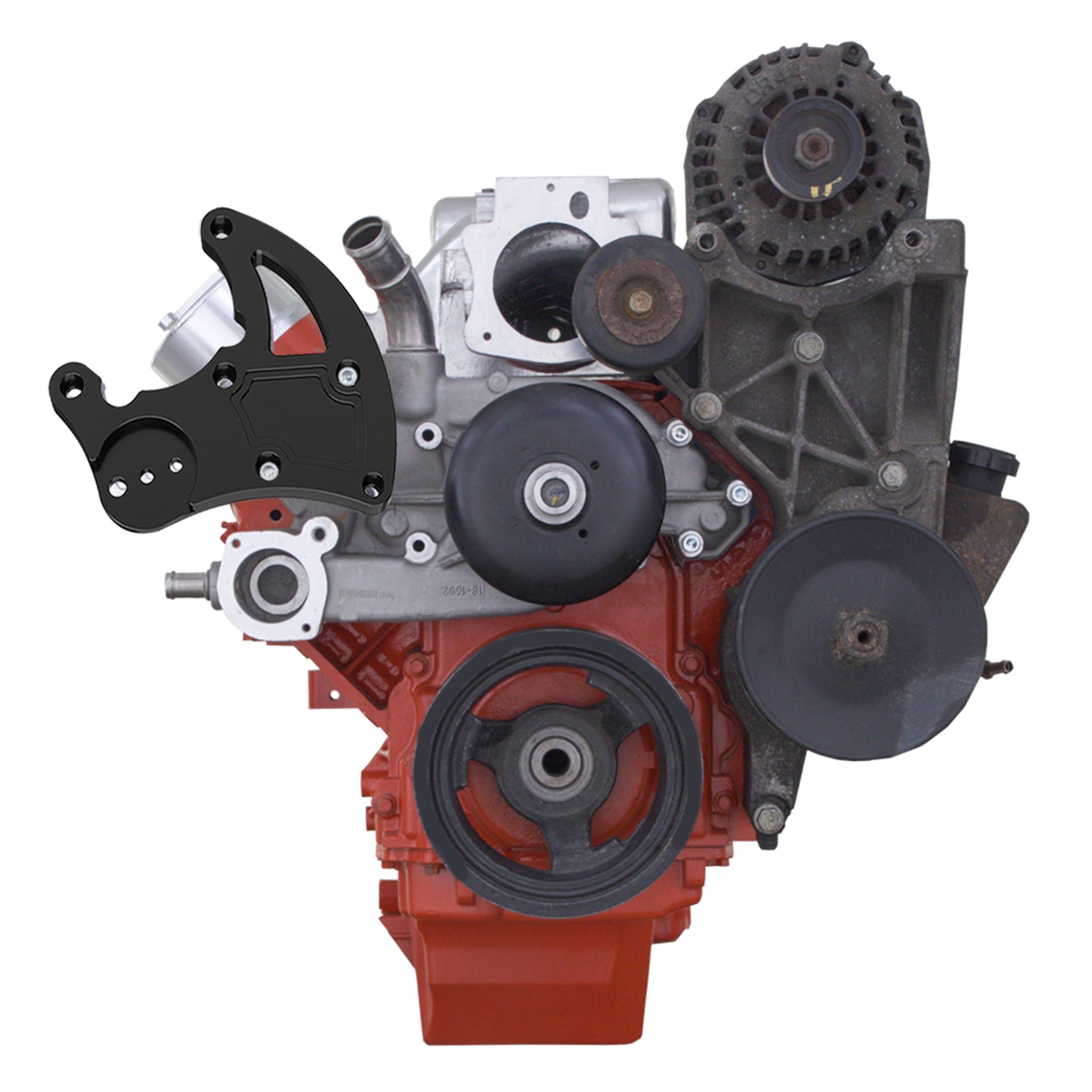 BEVINSEE LS R4 AC Compressor Bracket For GM Factory 1988-1995, Truck or SUV Vortec Engines 1999-2013