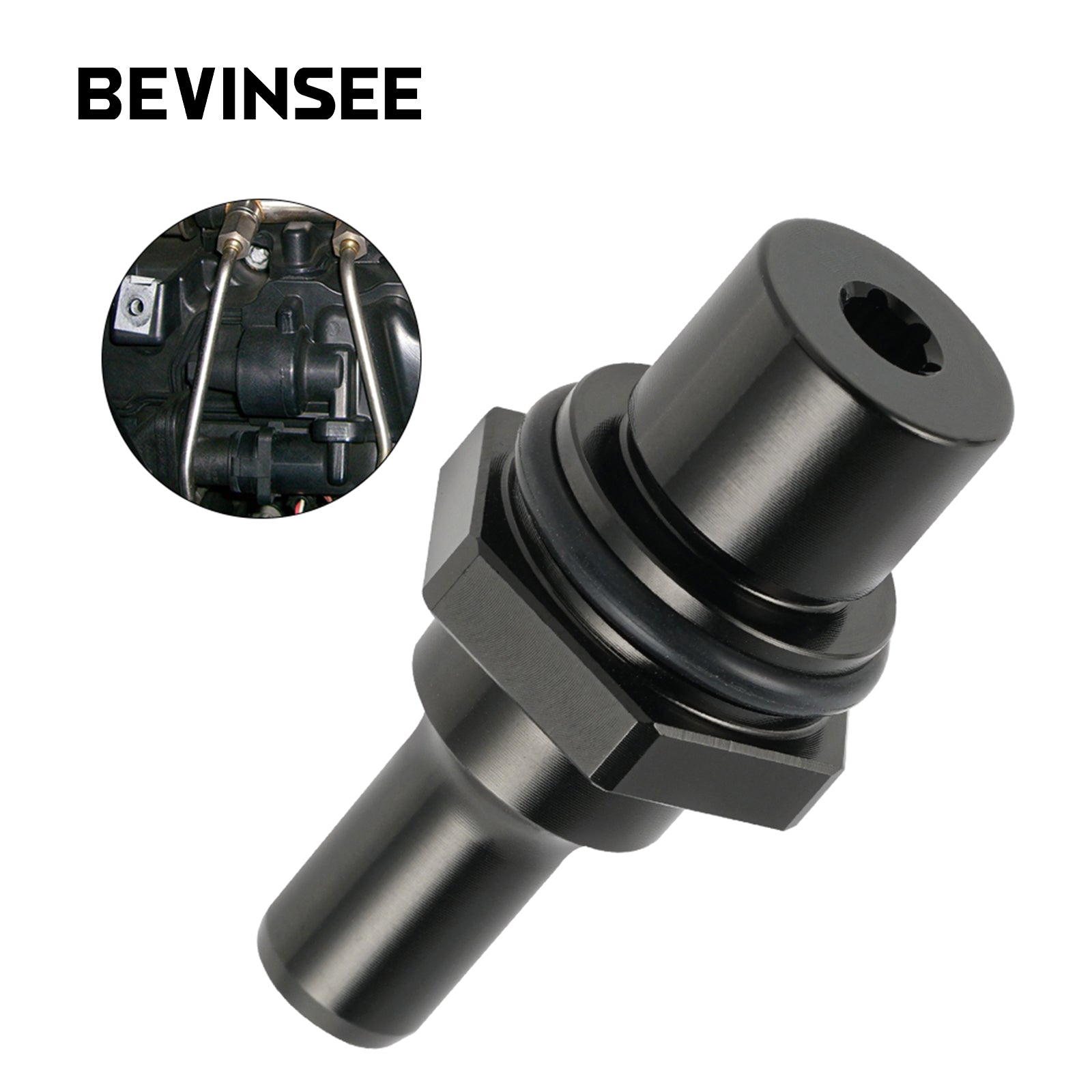BEVINSEE For N54 PCV Valve + Cover Upgrade For BMW E82 E88 E89 E90 E91 E92 E93 E60 E61 E71 135i 335i 535i X6 Z4 Twin Turbo Engines
