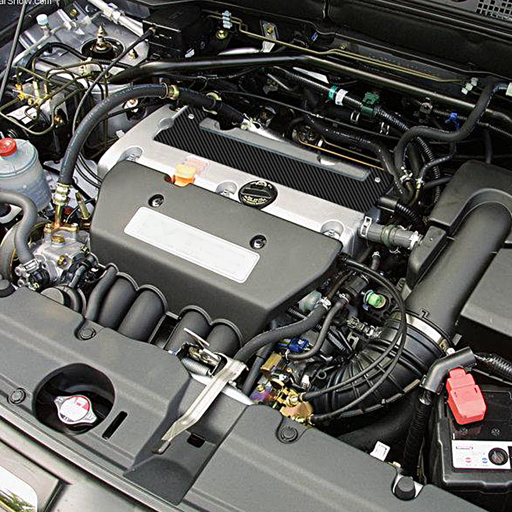 BEVINSEE Dry Carbon Fiber K Series Spark Plug Cover INSERT K20/K24 for Honda Accord Acura Civic CRV