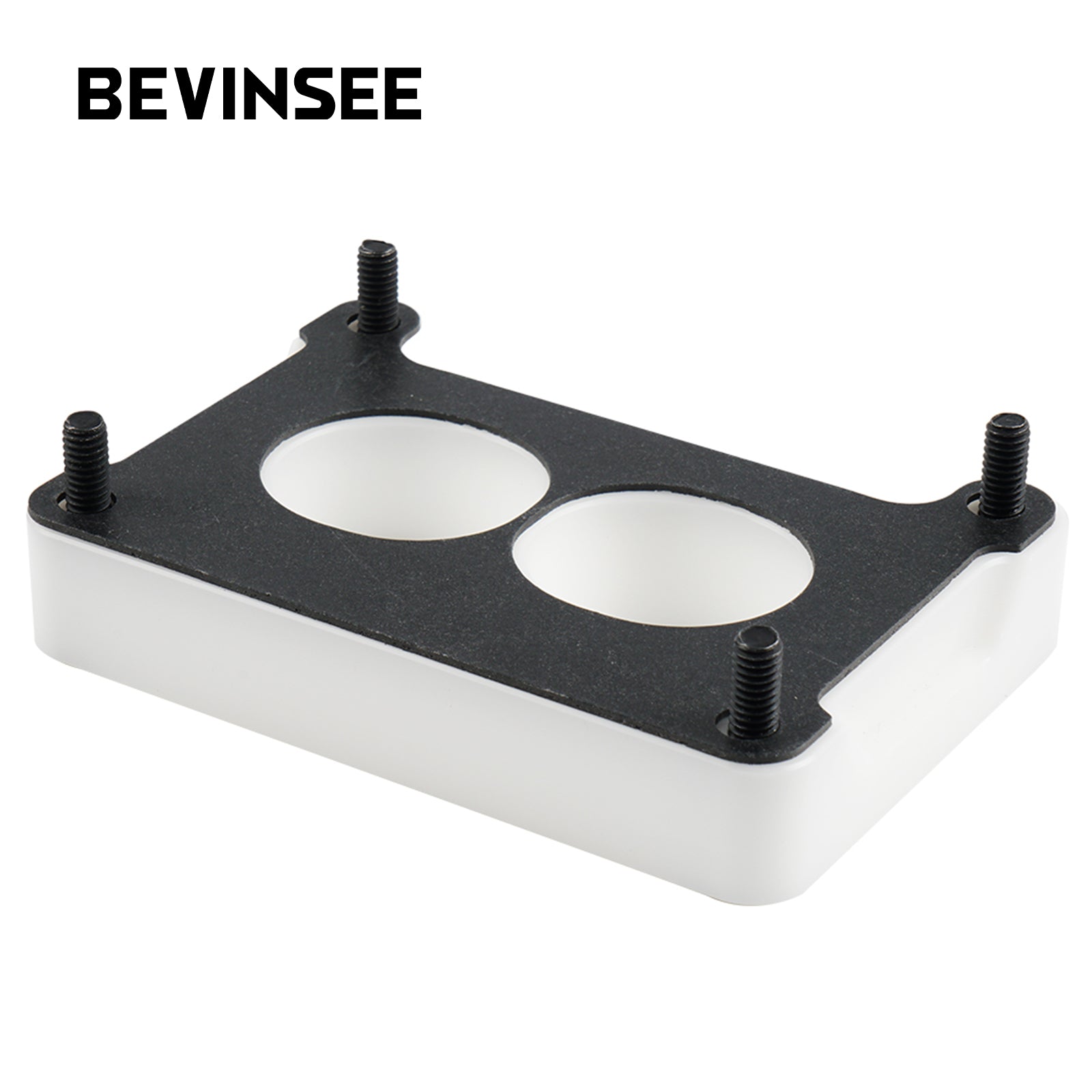 BEVINSEE Intake Manifold Adapter for Chevy TBI Throttle Body to Holley 4412 2300
