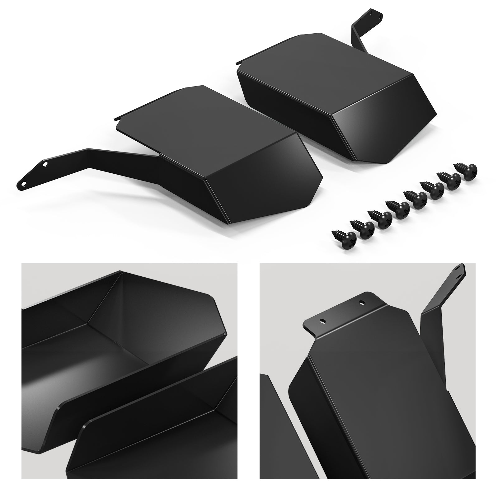 BEVINSEE Dynamic Air Induction Intake Scoops for BMW E60 E61 2004-2009