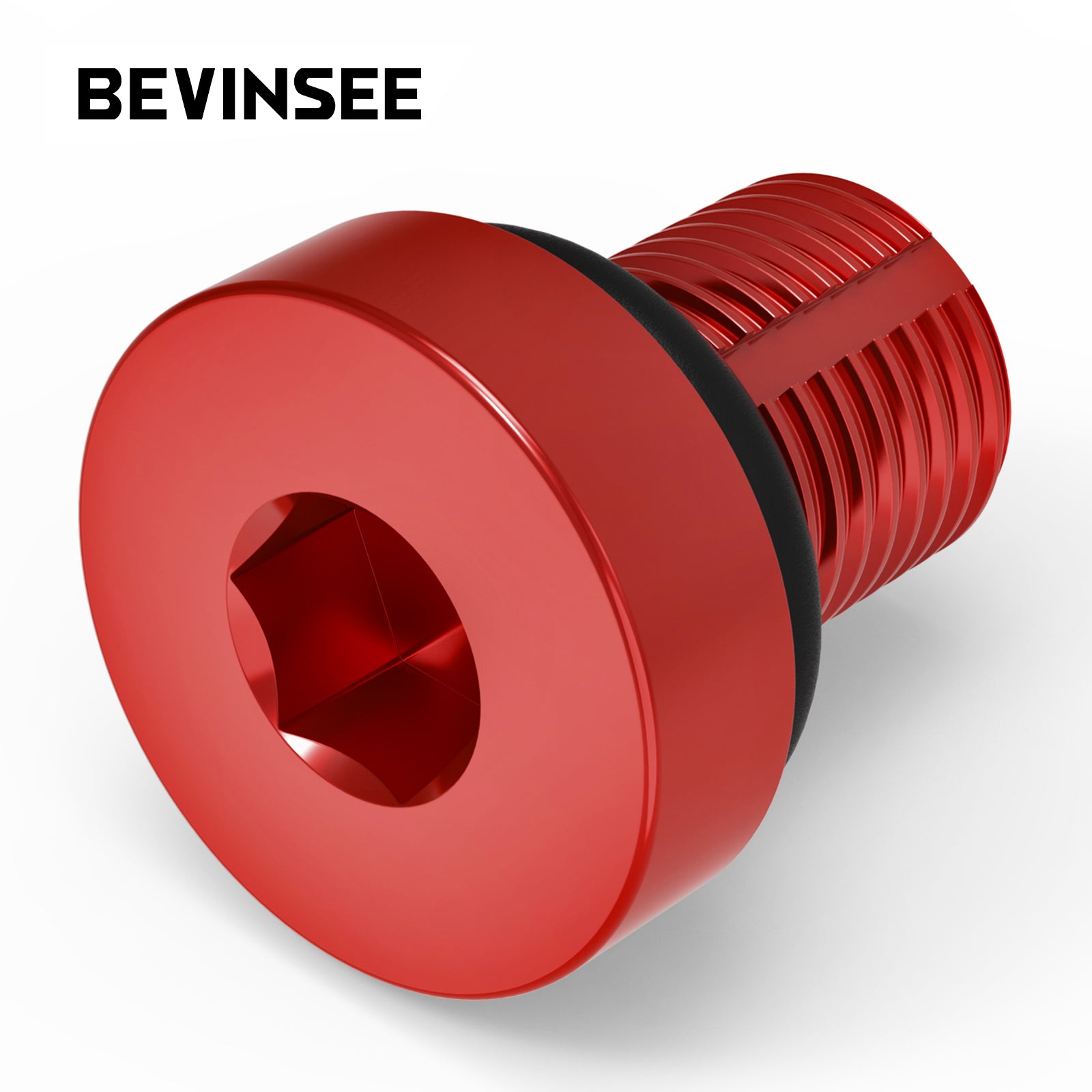 BEVINSEE Aluminum Coolant Thermostat Housing Bleed Screw for BMW for Mini Cooper