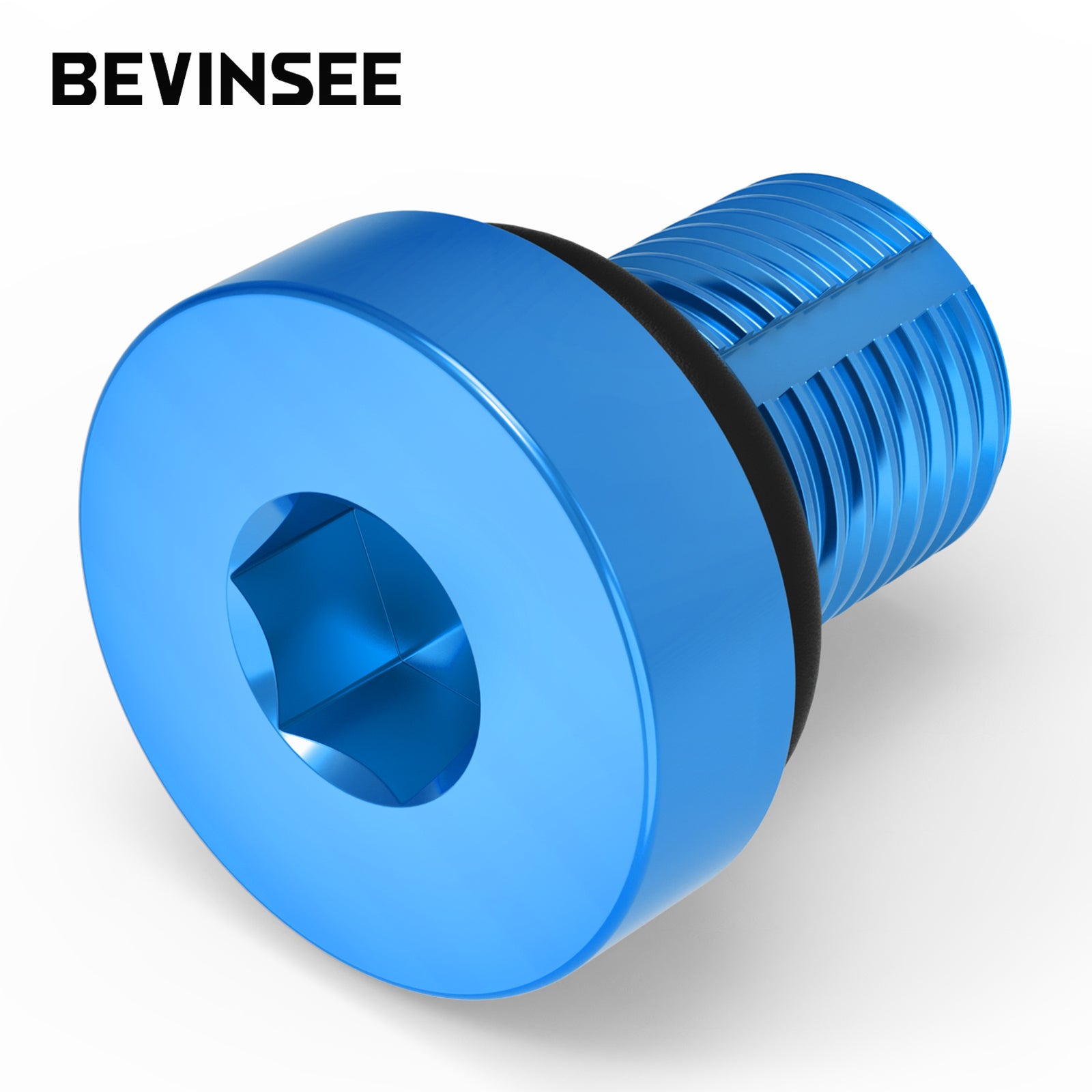 BEVINSEE Aluminum Coolant Thermostat Housing Bleed Screw for BMW for Mini Cooper