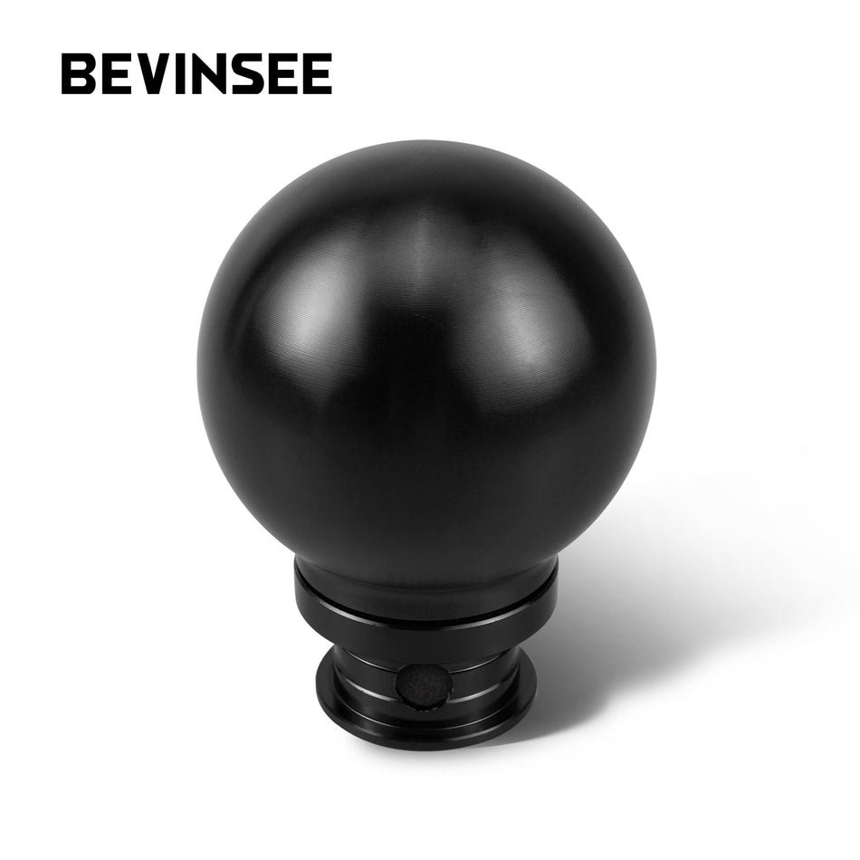 BEVINSEE Low-Profile Shift Knob Kit For Honda Civic Accord Acura RSX RSX-S TSX