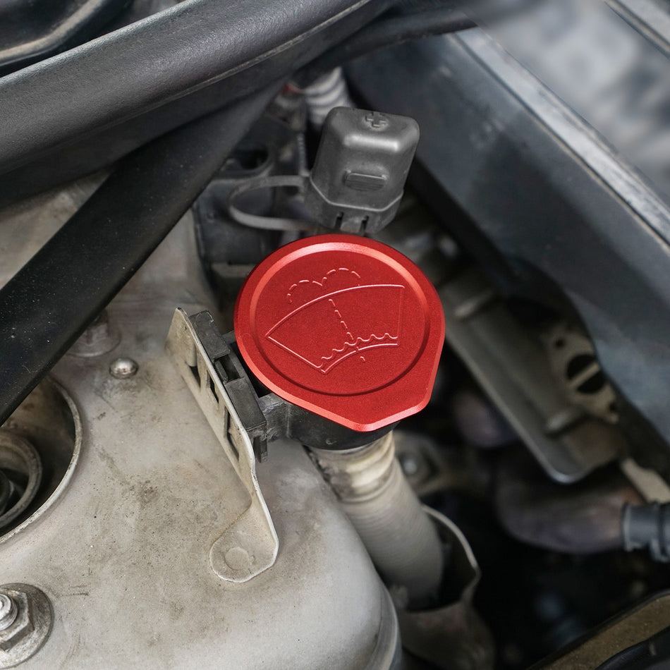 Aluminum Washer Fluid Reservoir Cap For BMW E46 320i 323i 325i 330i 1999-2006