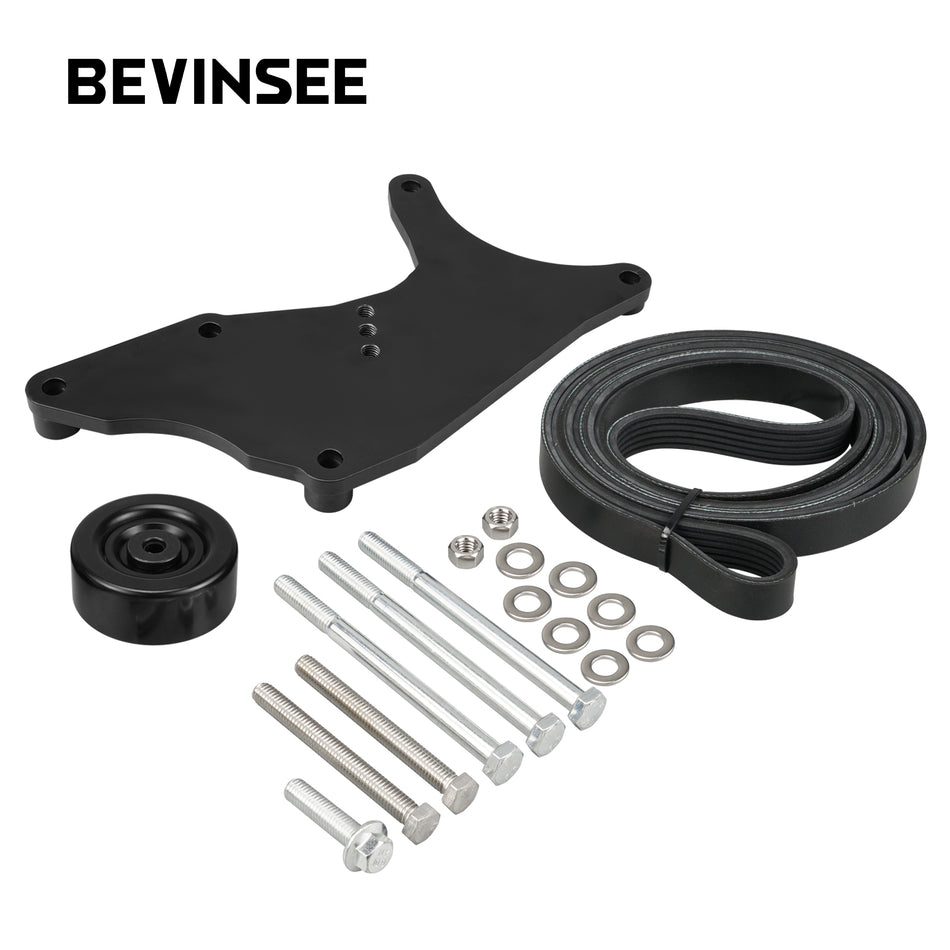V2 Upgrade LS Dual Alternator Bracket Kit for Chevy for GM Vortec Engine 1999-2013 4.8L 5.3L 6.0L 6.2L