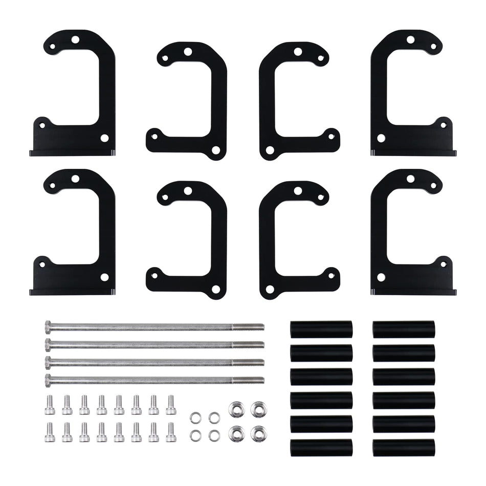 Relocation Brackets for LS Remote Mount Coil (D585) For LSX Swap Heat Sink
