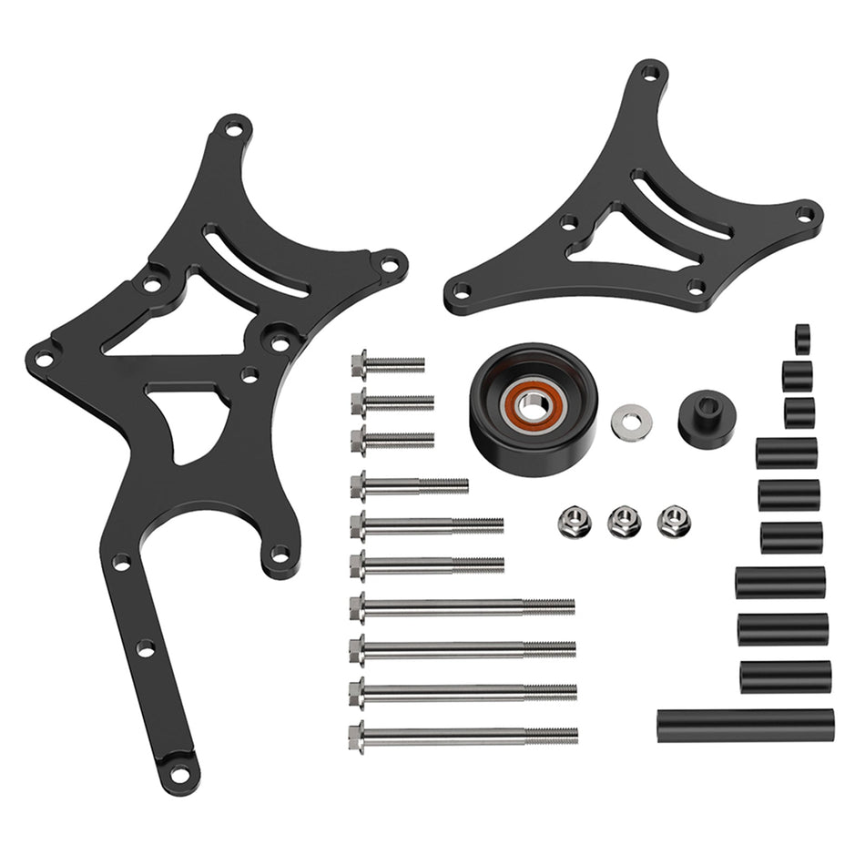 LS 508 AC Compressor Bracket And Alternator Power Steering Bracket Kit Swap
