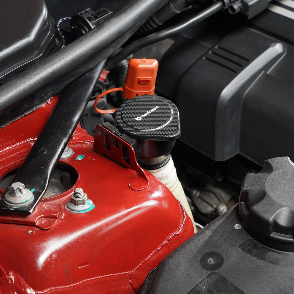 Carbon Fiber Wiper Washer Fluid Reservoir Cap For BMW  E90 E91 E92 E93 X1 E84 E8X