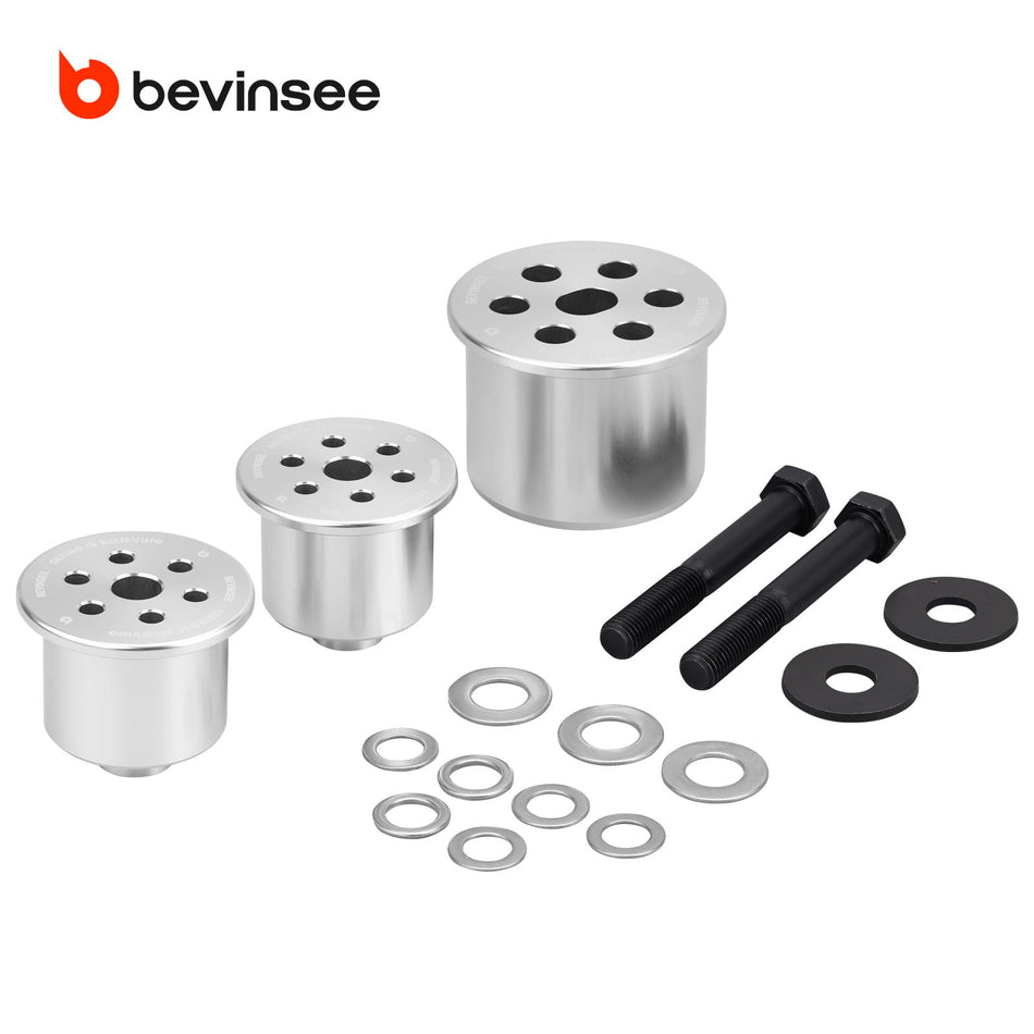 BEVINSEE Solid Differential Mount Bushing Set For BMW E46 Non-M