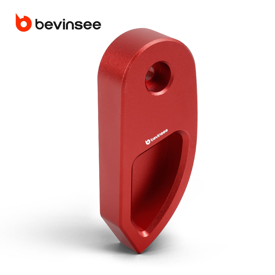 Aluminum Engine Hood Release Lever Handle Bracket Trim For BMW