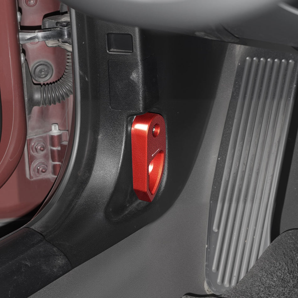 Aluminum Engine Hood Release Lever Handle Bracket Trim For BMW