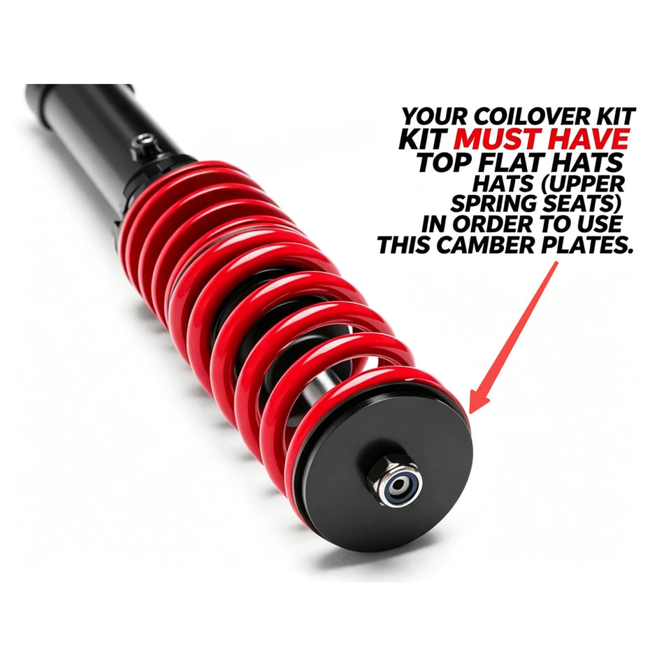 Front Adjustable Camber Plates For BMW E82 E87 E90 E92 RWD X1 E84