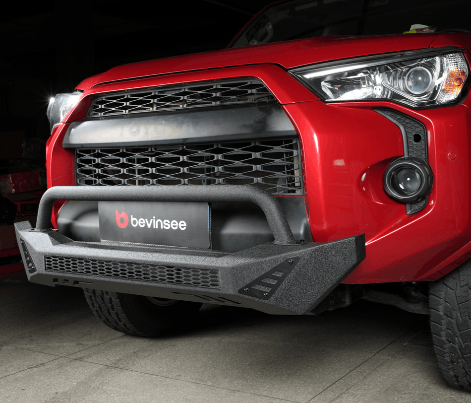 BEVINSEE Rugged Front Bumper For 4Runner 2014-2024