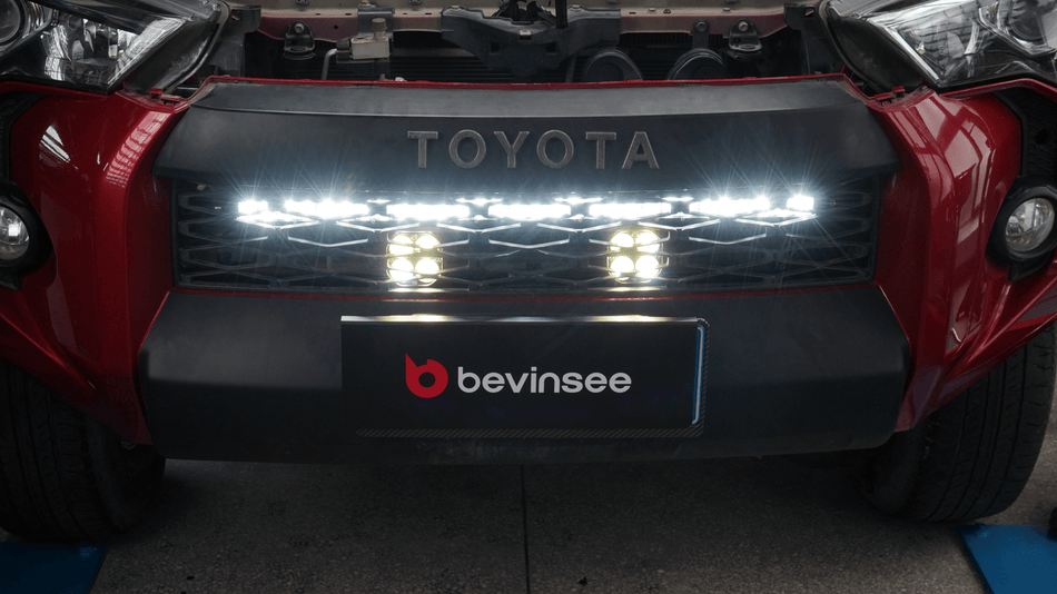 Built-in Front Bumper Light Bracket For Toyota 4Runner 2014-2021