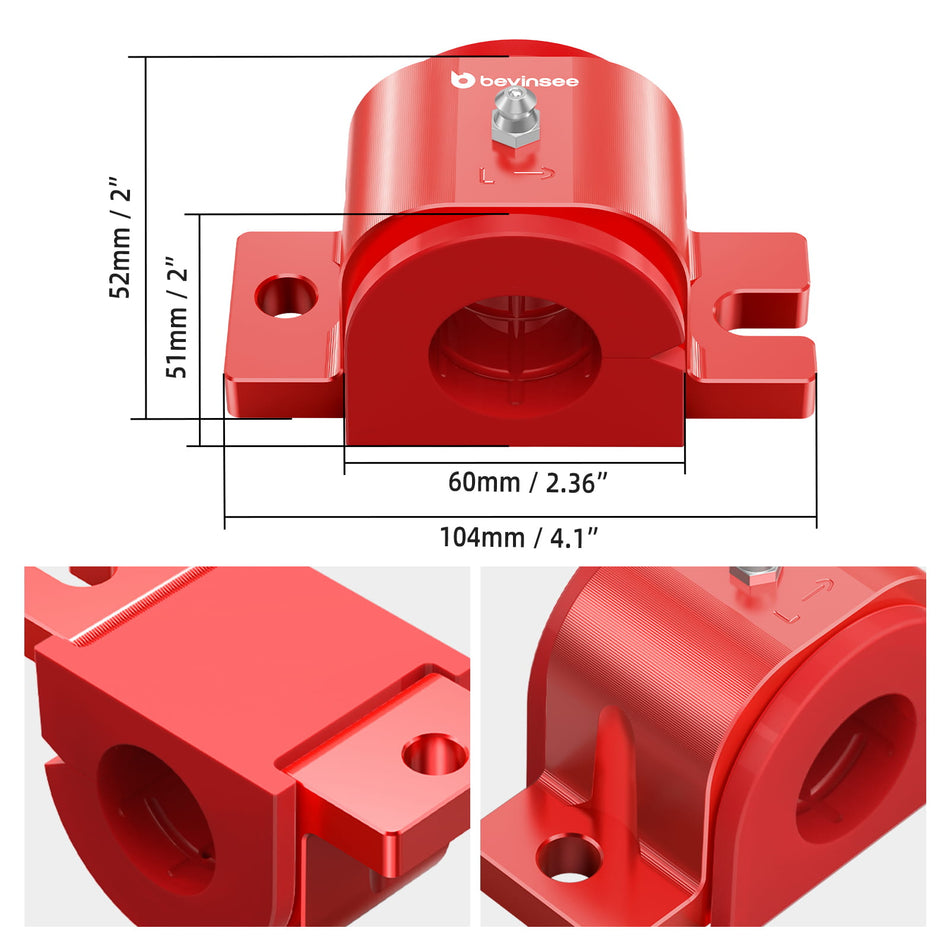 Front Suspension Stabilizer Bar Bushings Kit For Toyota 4Runner