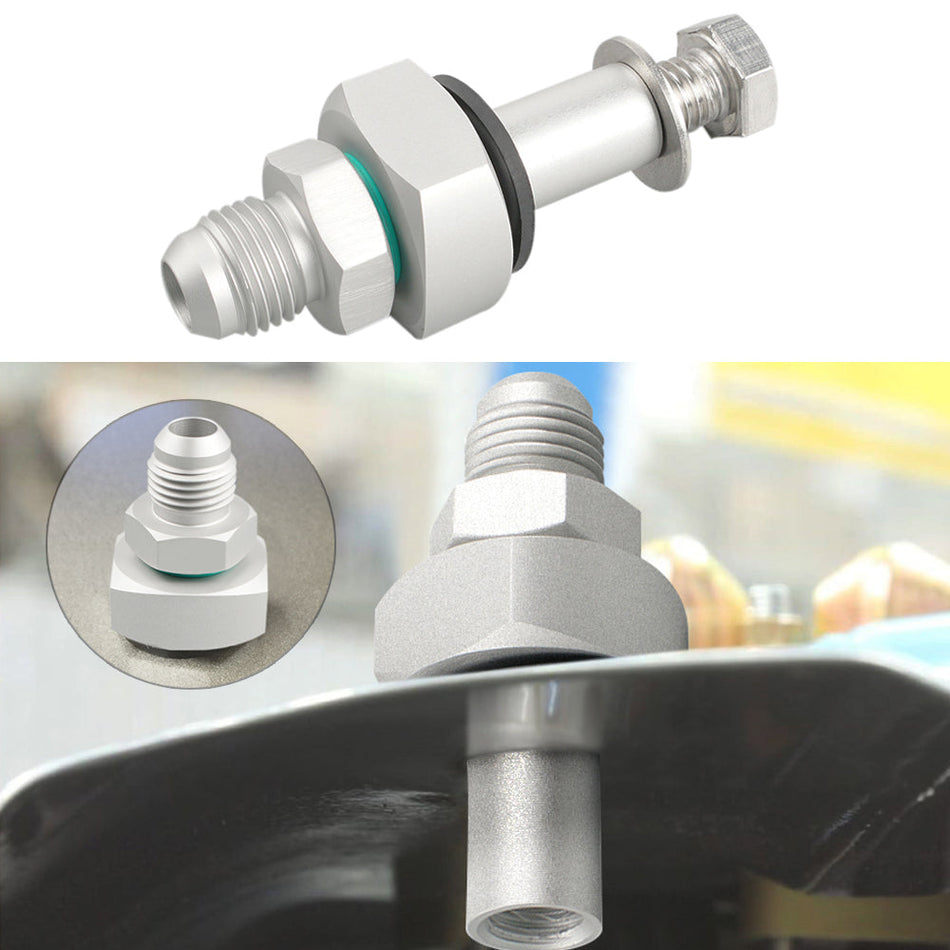 BEVINSEE Universal Fuel Tank Return Line Fitting Install Kit For Chevrolet Silverado 1500 1999-2021